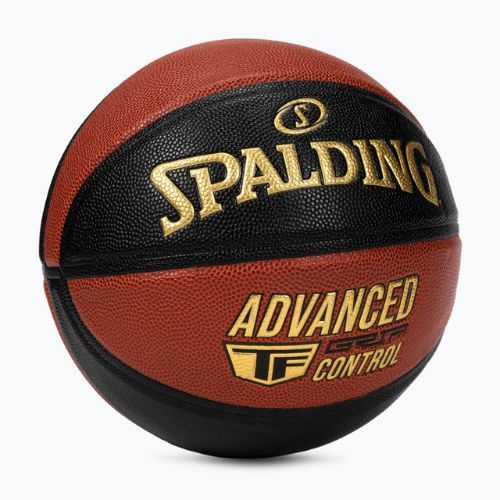 Spalding Advanced Grip Control баскетболна топка черен и оранжев 76872Z