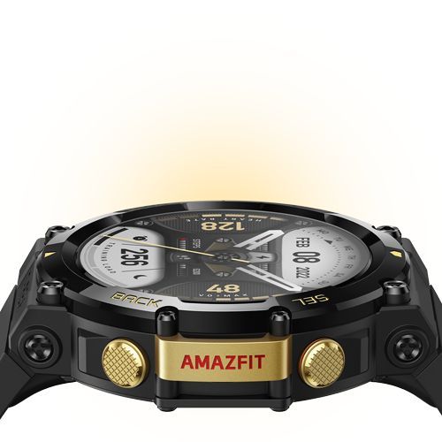 Часовник Amazfit T-Rex 2 astro black/gold A2170
