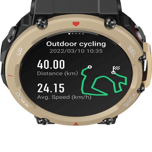 Часовник Amazfit T-Rex 2 astro black/gold A2170