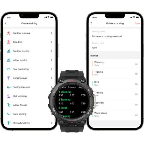 Часовник Amazfit T-Rex 2 astro black/gold A2170