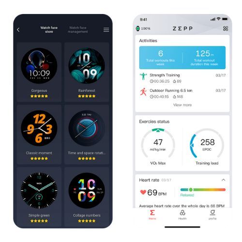 Часовник Amazfit T-Rex 2 astro black/gold A2170
