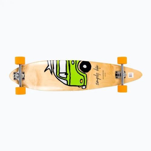 Fish Skateboards Vanlife лонгборд бежов LONG-VANL-SIL-ORA