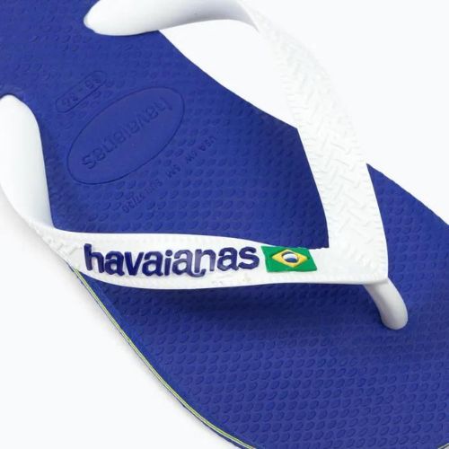 Havaianas Brasil Logo сини джапанки H4110850