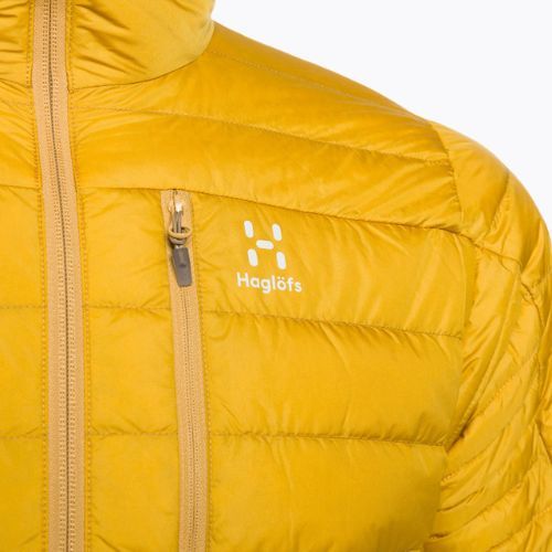 Мъжко пухено яке Haglöfs Micro Nordic Down Hood yellow 605047