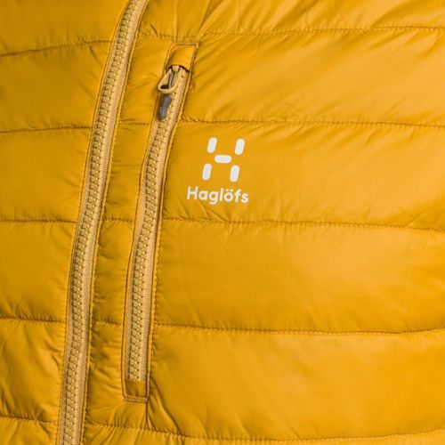 Мъжко пухено яке Haglöfs Spire Mimic Hood yellow 604676