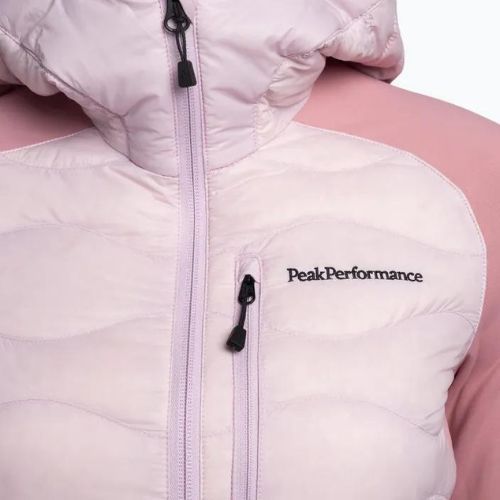 Дамско яке Peak Performance Helium Down Hybrid Hood Jacket Pink G77848130