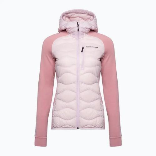 Дамско яке Peak Performance Helium Down Hybrid Hood Jacket Pink G77848130