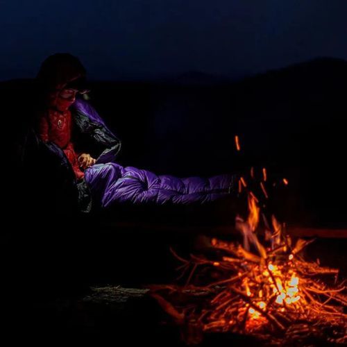 Спален чувал AURA AR 450 лилав AU07962