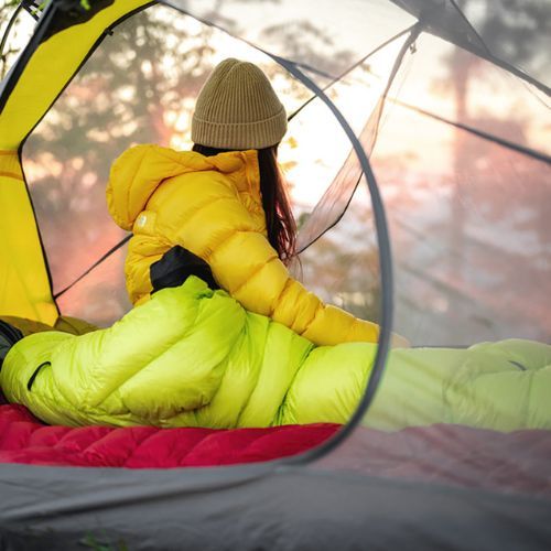 Спален чувал AURA AR 600 зелен AU07788