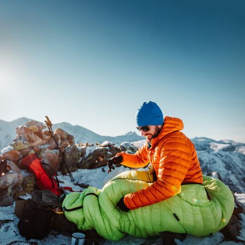 Спален чувал AURA AR 600 зелен AU07788