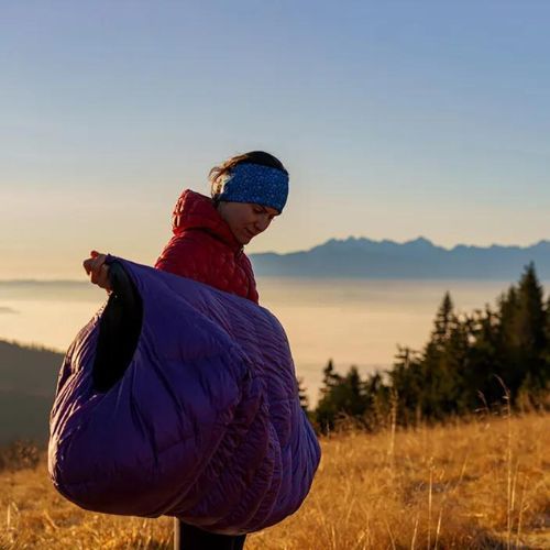 Спален чувал AURA AR 600 лилав AU07986