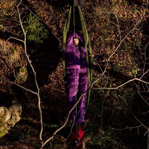 Спален чувал AURA AR 600 лилав AU07986