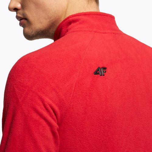 Мъжки поларен ски суитшърт 4F BIMP010 червен H4Z22-BIMP010