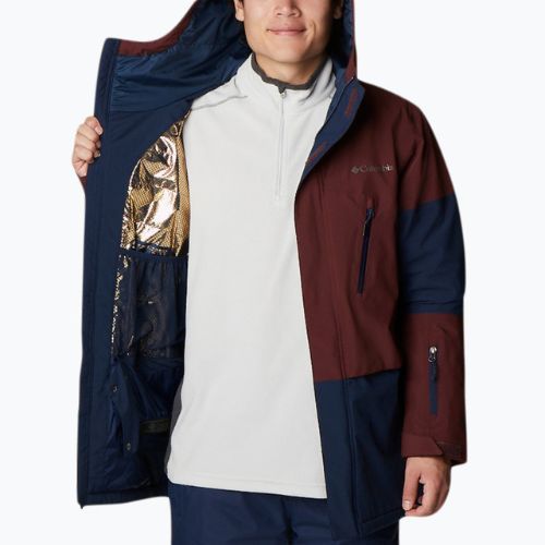 Мъжко ски яке Columbia Aerial Ascender collegiate navy/elderberry