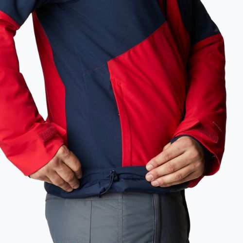 Мъжко ски яке Columbia Centerport II mountain red/collegiate navy