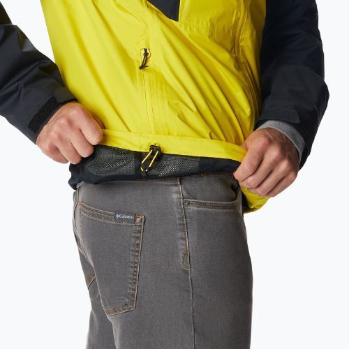 Мъжко дъждобранно яке Columbia Inner Limits II laser lemon/black