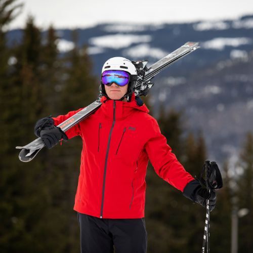 Мъжко ски яке Helly Hansen Alpha 3.0 red