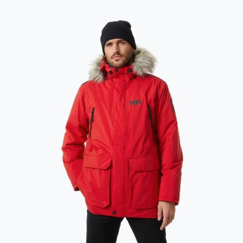 Helly Hansen мъжко дъждобранно яке Reine Parka червено 53630_162
