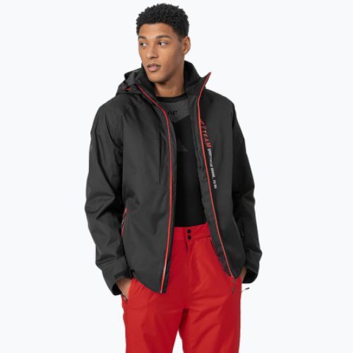 Мъжко ски яке 4F черно H4Z22-KUMN003