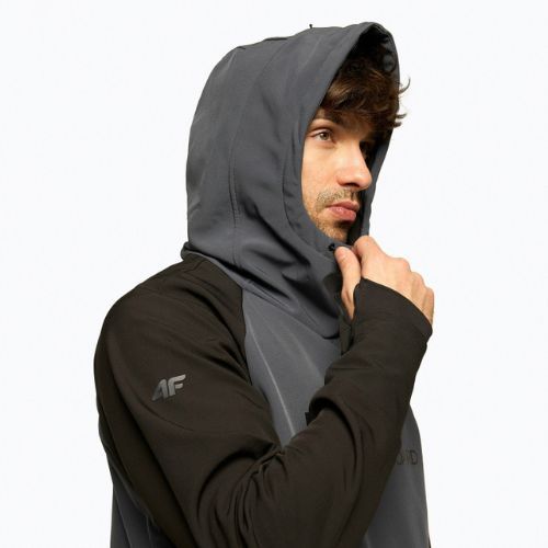 Мъжко яке за сноуборд 4F graphite H4Z22-SFM001F