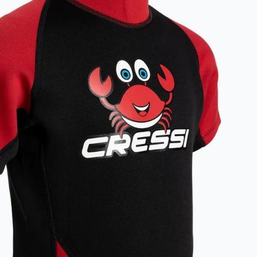 Детска пяна за плуване Cressi Smoby Shorty 2 mm черно-червена XDG008201