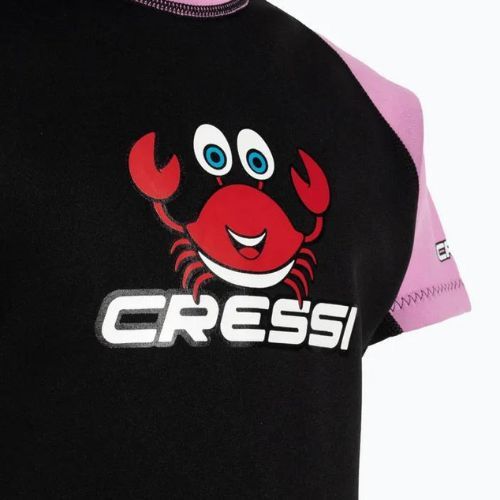 Детска пяна за плуване Cressi Smoby Shorty 2 mm черно-розова XDG008301
