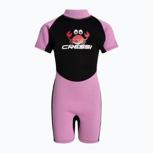 Детска пяна за плуване Cressi Smoby Shorty 2 mm черно-розова XDG008301