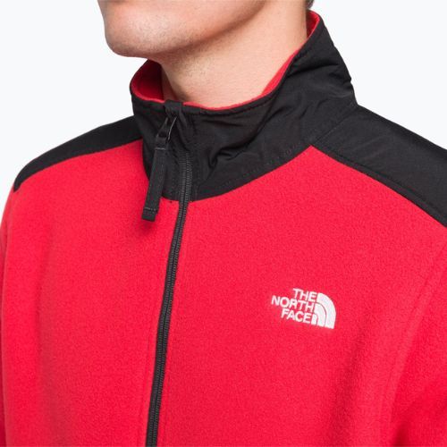 Мъжки суитшърт The North Face Alpine Polartec 200 FZ от полар червен NF0A7WWLKZ31