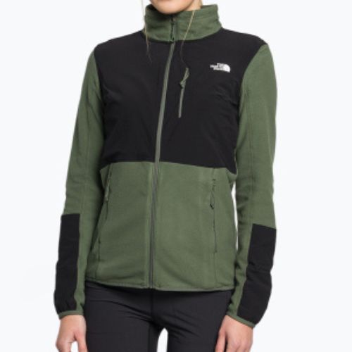 Дамски поларен суитшърт The North Face Diablo Midlayer black-green NF0A5IHUWTQ1