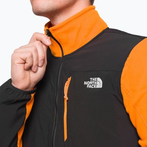 Мъжки поларен суитшърт The North Face Glacier Pro FZ black and orange NF0A5IHS7Q61