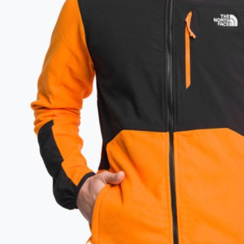 Мъжки поларен суитшърт The North Face Glacier Pro FZ black and orange NF0A5IHS7Q61