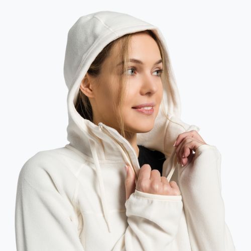 Флийс качулка за жени The North Face Homesafe FZ Fleece Hoodie white NF0A55HNR8R1