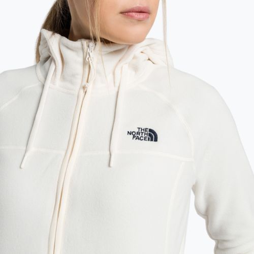 Флийс качулка за жени The North Face Homesafe FZ Fleece Hoodie white NF0A55HNR8R1