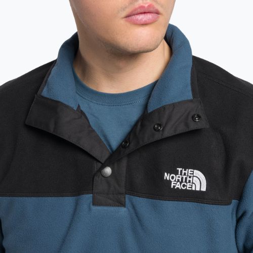 Мъжки поларен пуловер The North Face Homesafe Snap Neck Fleece Pullover blue NF0A55HMMPF1