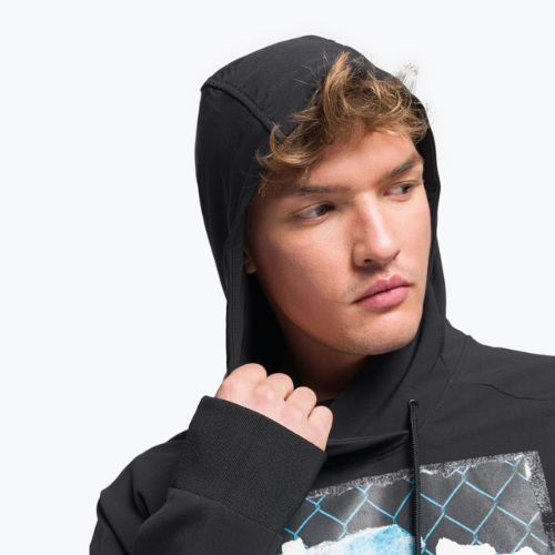 Мъжки суитшърт The North Face Printed Tekno Hoodie black NF0A7ZUHKY41