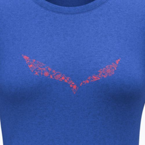 Дамска риза за трекинг Salewa Solid Dry blue 00-0000027019