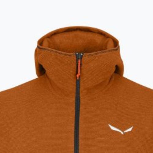 Мъжки суитшърт Salewa Nuvolo EN от полар оранжев 00-0000027922