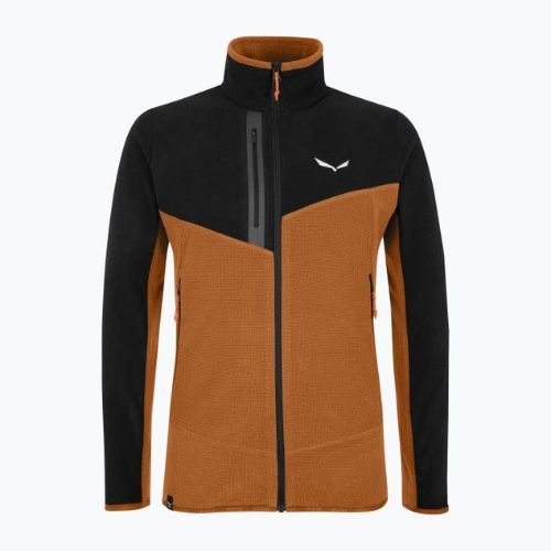 Мъжки суитшърт Salewa Paganella EN от полар orange 27924