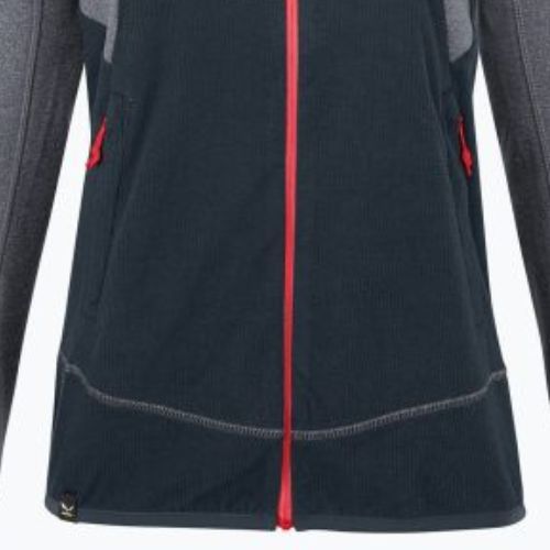 Salewa Puez Hybrid PL FZ Hoody дамски поларен суитшърт сиво-зелен 00-0000027389