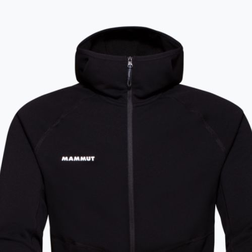 Мъжки потник за трекинг MAMMUT Aconcagua ML с качулка черен