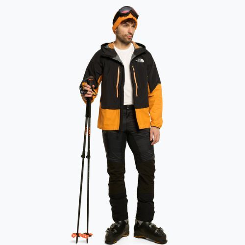 Мъжко яке The North Face Dawn Turn 2.5 Cordura Shell черно и оранжево NF0A7Z8884P1