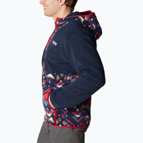 Мъжки потник Columbia Backbowl Sherpa fleece coll navy/coll navy rocky mtn print
