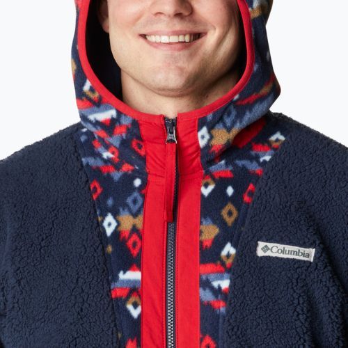 Мъжки потник Columbia Backbowl Sherpa fleece coll navy/coll navy rocky mtn print