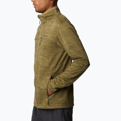 Мъжки суитчър Maxtrail II Fleece кафяв за трекинг на Columbia 1992501