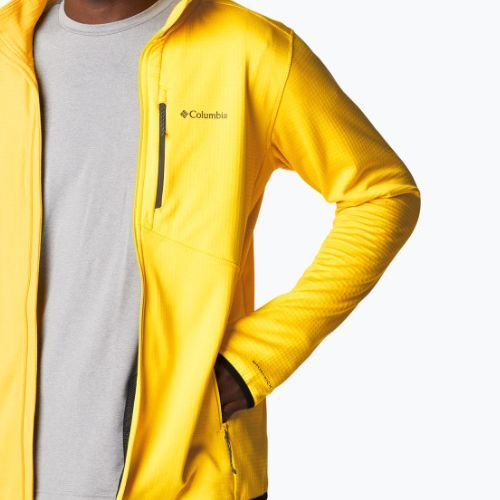 Columbia Park View мъжки суитшърт за трекинг жълт 1952222