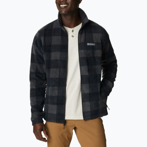 Columbia Steens Mountain Printed men's fleece sweatshirt black 1478231