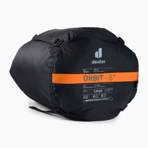 Спален чувал Deuter Orbit -5° long/left mandarine/ink