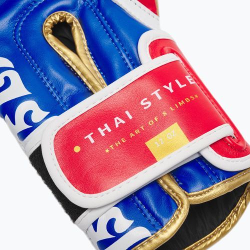 Leone Thai Style боксови ръкавици бели GN114