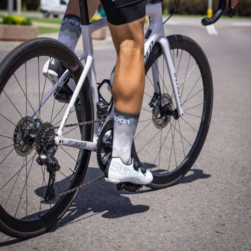 LUXA Tenerife сиви чорапи за велосипед LUHE21SSTBS