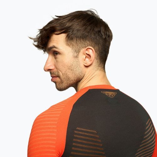 Мъжка термална тениска DYNAFIT Speed Dryarn LS черно-червена 08-0000071056